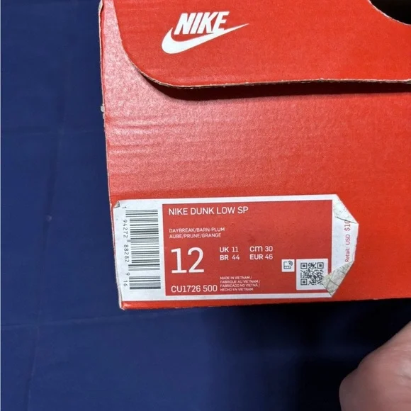 Nike Dunk Low Retro SP Plum 2020 Size 12 - Picture 8 of 8